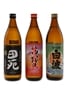 Assorted Japanese Shochu  3 x 90cl