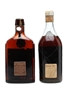 Illva Amaretto Di Saronno & Brandy Rejna Bottled 1950s 2 x 75cl