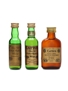 Catto's Bottled 1960s-1970s 3 x 3.7cl-5cl