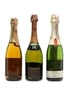 Assorted Marc De Champagne 3 x 70cl 