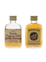 Bent's Bonnie Gem & Superior Old Dublin Whiskey Bottled 1960s 2  x 5cl / 40%