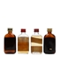 Assorted Blended Scotch Whisky Bottled 1960s 4 x 5cl / 40%