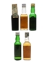 Assorted Blended Scotch Whisky Bottled 1960s-1970s 5 x 3.7cl-4.7cl