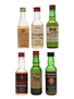 Assorted Blended Scotch Whisky Bottled 1970s 6 x 3.7cl-4.7cl