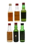 Assorted Blended Scotch Whisky Bottled 1970s 6 x 3.7cl-4.7cl