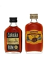 Cabana Finest & Watson's Demerara Rum Bottled 1960s & 1970s 2 x 5cl / 40%