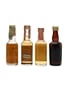 Assorted Scotch Whisky Bottled 1950s-1970s 4 x 4.7cl