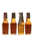 Assorted Kentucky Straight Bourbon Whiskey Bottled 1960s-1970s - Crystal Liquid, Kuhn's, Old Taylor & Yacht Serena 4 x 4.7cl / 43%