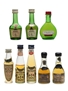 Armagnac, Brandy & Calvados Busnel, Groult 25 Year Old, Janneau, Metaxa 8 x 2.8cl-5cl