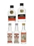 Romanoff, Smirnoff & Stolichnaya Bottled 1970s 5 x 5cl