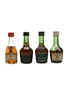 Bisquit Dubouche 3 Star, VSOP, Extra Vieille & Napoleon Bottled 1960s-1970s 4 x 3cl / 40%