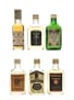 Assorted Blended Scotch Whisky Bottled 1960s & 1970s - Inver House, MacPherson's, Red Hackle 6 x 3.7cl-4.7cl