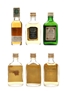 Assorted Blended Scotch Whisky Bottled 1960s & 1970s - Inver House, MacPherson's, Red Hackle 6 x 3.7cl-4.7cl