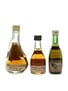 Gerland Armagnac, Marnier Lapostolle & Remy Martin Cognac Bottled 1960s-1970s 3 x 3cl-4cl / 40%