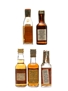 Assorted Whisky From Around The World Bottled 1970s-1980s - Canadian Club, Dufftown, Early Time, Jim Beam, Bushmills 5 x 4.7cl