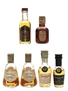 Chivas Regal, Old Parr, Old Smuggler & President Bottled 1960s, 1970s & 1980s 6 x 3cl-4.7cl