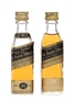 Johnnie Walker Black Label Bottled 1960s & 1970s - Wax & Vitale 2 x 4cl