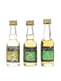 Chartreuse Green & Yellow Liqueurs Bottled 1990s 3 x 3cl