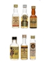 Assorted Blended Scotch Whisky Bell's, Long John, Old Smuggler, Park Gate, Piper & Seagram's 6 x 2.8cl-3cl