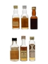 Assorted Blended Scotch Whisky Bell's, Long John, Old Smuggler, Park Gate, Piper & Seagram's 6 x 2.8cl-3cl