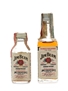 Jim Beam White Label Bottled 1970s - Spirit 2 x 4.7cl