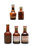 Benedictine, Cointreau & Drambuie Bottled 1960s-1970s 5 x 3cl-5cl