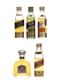 Johnnie Walker Black, Blue, Gold, Red Label & Premier 5 x 5cl