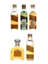 Johnnie Walker Black, Blue, Gold, Red Label & Premier 5 x 5cl