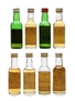 Assorted Blended Scotch Whisky Chequers, The Golfer, Hedges Butler, Highand Sporran, Monser's Choice & Widow Promise 8 x 5cl