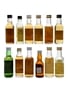 Assorted Blended Scotch Whisky Big T, Black Prince, Dice, Old Barrister, Prince, Tax Collector & W5 12 x 3.9cl-5cl