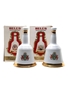 Bell's Ceramic Decanters Queen Elizabeth II 60th Birthday & Royal Wedding 2 x 75cl / 43%