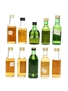 Assorted Single Malt Whisky 10 x Miniature 