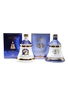 Bell's 8 Year Old Ceramic Decanters Golden Wedding & Queen Mother 100th 2 x 70cl / 40%