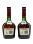 Courvoisier 3 Star Luxe Bottled 1990s 2 x 68cl / 40%