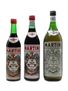 Martini Extra Dry & Rosso Bottled 1970s & 1980s 3 x 75cl-150cl