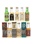 Assorted Blended Malt Whisky 8 x Miniature 