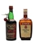 Stock Cherry Brandy & Triple Sec Bottled 1950s & 1960s 2 x 75cl