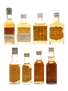 Assorted Blended Scotch Whisky Macpherson's Cluny, Martin's, Match & Speaker 8 x 3cl-4cl