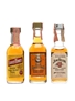 Early Times, Jim Beam & Old Grand Dad Bottled 1970s 3 x 4.7cl-5cl