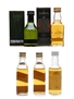 Cutty Sark, Dewar's, Johnnie Walker & Strathconon 12 Year Old 5 x 5cl