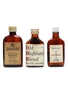 3 x Blended Scotch Whisky Miniatures 