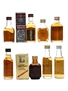 Assorted 12 Year Old Scotch Whisky Bell's, Chivas Regal, Dimple, Mackinlay, Old Parr, Poit Dhub & Strathconon 8 x 5cl