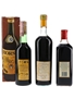 Borsci, Santoni & Serafini Liqueurs Bottled 1960s-1980s 3 x 75cl-100cl