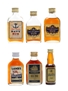 Assorted Rum Bottled 1970s & 1980s 6 x 3cl-5cl