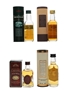 Assorted Single Malt Scotch Whisky Aberfeldy, Benromach, Cardhu & Glen Deveron 4 x 5cl / 40%