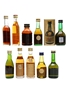 Assorted Brandy From Around The World Asbach, Amadeo, Carlos I, Hardys, KWV, St Agnes & Three Barrels 10 x 3cl-5cl