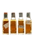 Old Bushmills Irish Whiskey Bottled 1970s 4 x 4.7cl