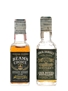 Jack Daniel's & Jim Beam Bottled 1960s-1970s 2 x 4.7cl / 45%