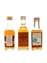 JW Dant, Old Charter 10 Year Old, Walker's De Luxe Bottled 1960s-1970s 3 x 4cl-5cl / 43%