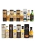 Assorted Single Malt Scotch Whisky 9 x Miniatures 